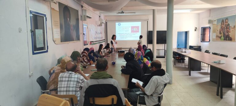 Actividad en los campamentos de personas refugiadas saharauis en Tinduf, Argelia.