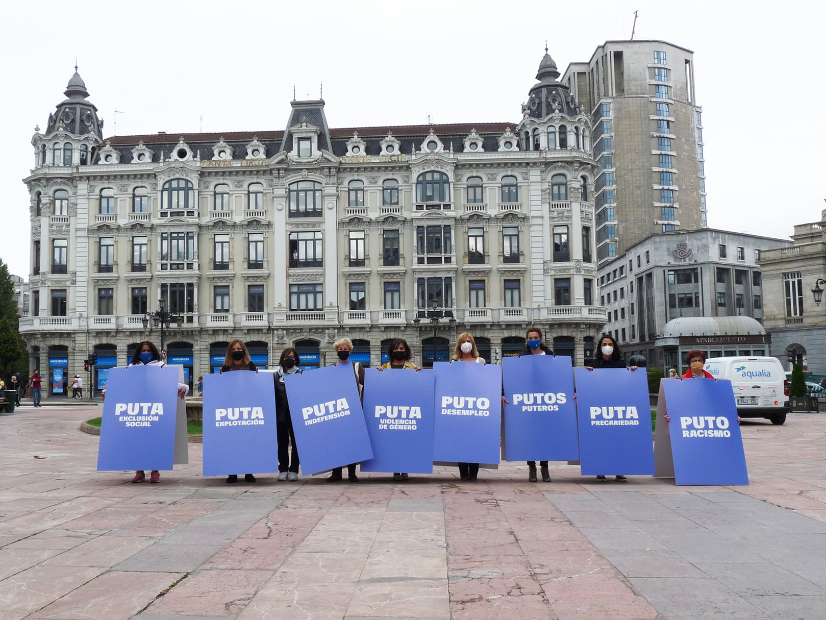 Acto contra la explotación sexual celebrado en Oviedo