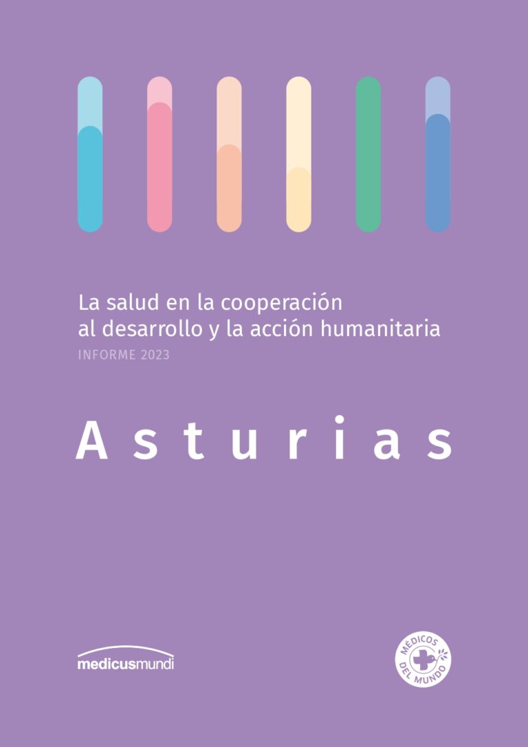 informe La salud en la cooperación al desarrollo y la acción humanitaria 2023. Principado de Asturias